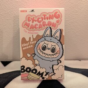 The Monsters Labubu Pop Mart Exciting Macaron Vinyl Face Accessory Pendant